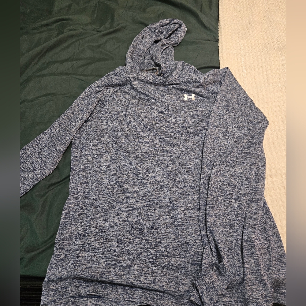 Under Armour Women's Heathered Gray Cowl Neck Sweater